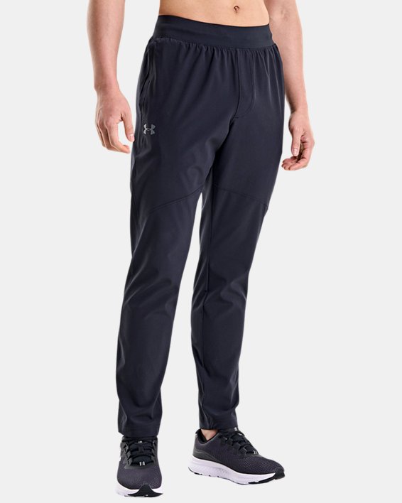 Men's UA Stretch Woven Pants in Black image number 0